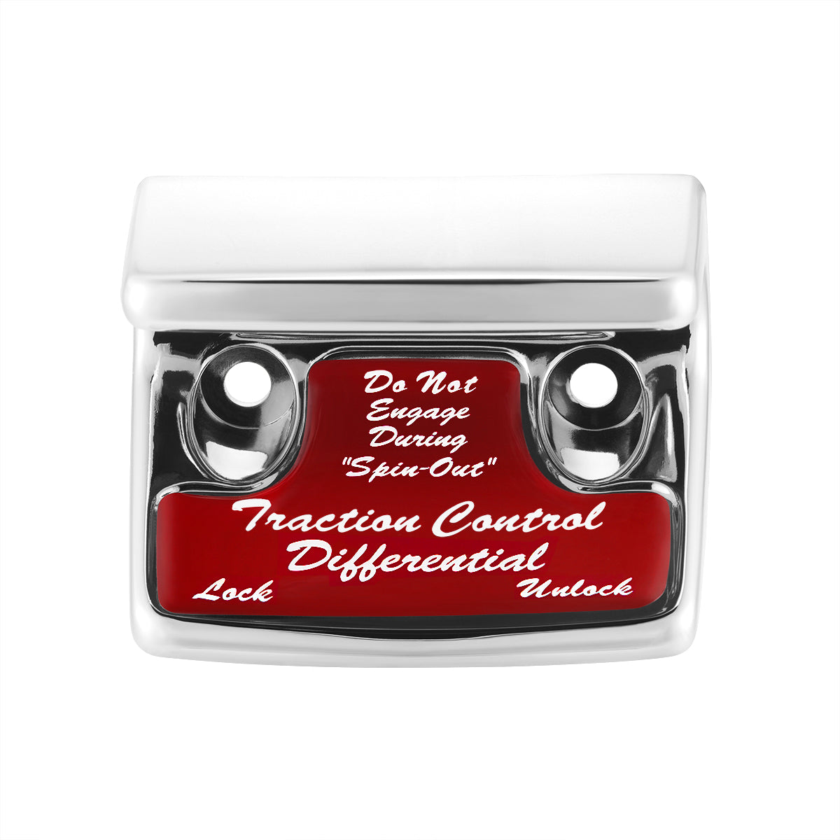 "Traction Control Differential" Switch Guard With Red Sticker