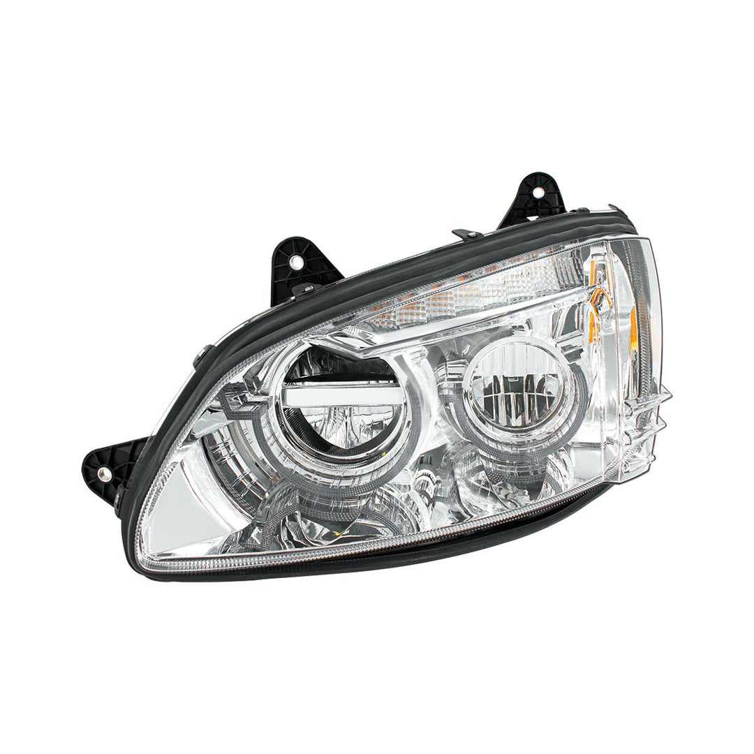 Chrome Full LED Headlight For 2008-2017 Kenworth T660 - Driver