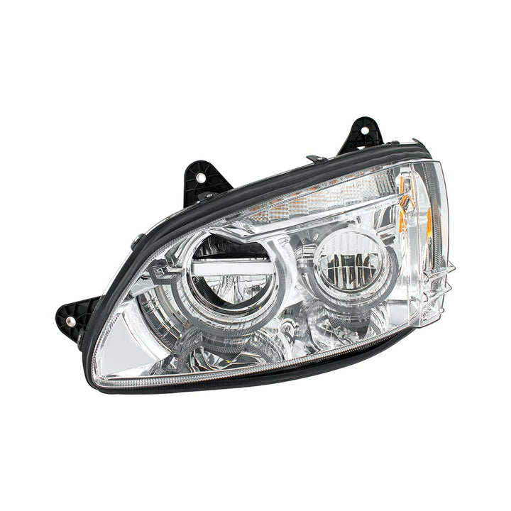 Chrome Full LED Headlight For 2008-2017 Kenworth T660 - Driver