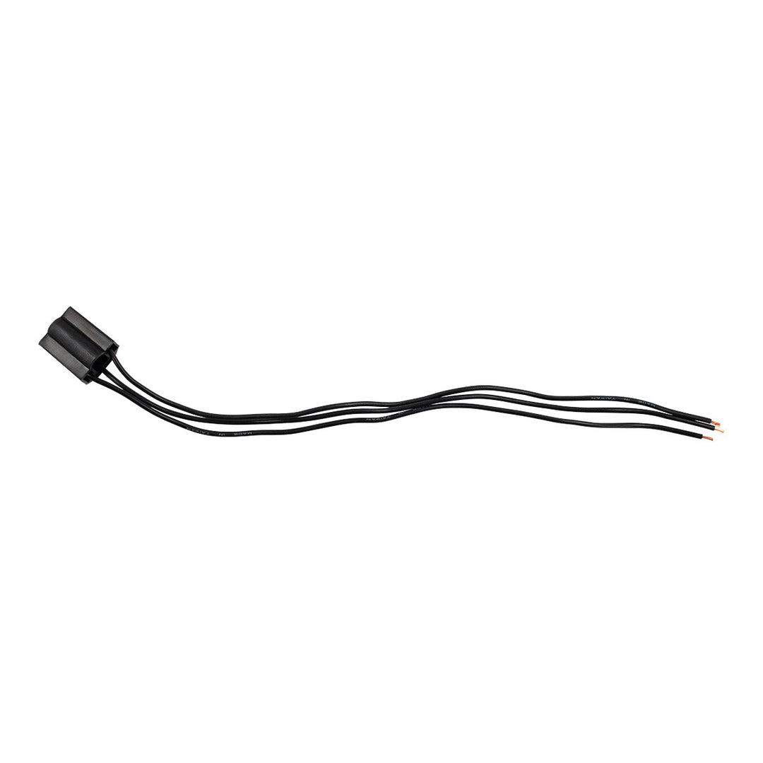 3 - Wire Universal Sealed Beam Connector for Three Terminal Sealed Beam Headlights or Flashers, 1 Pc.