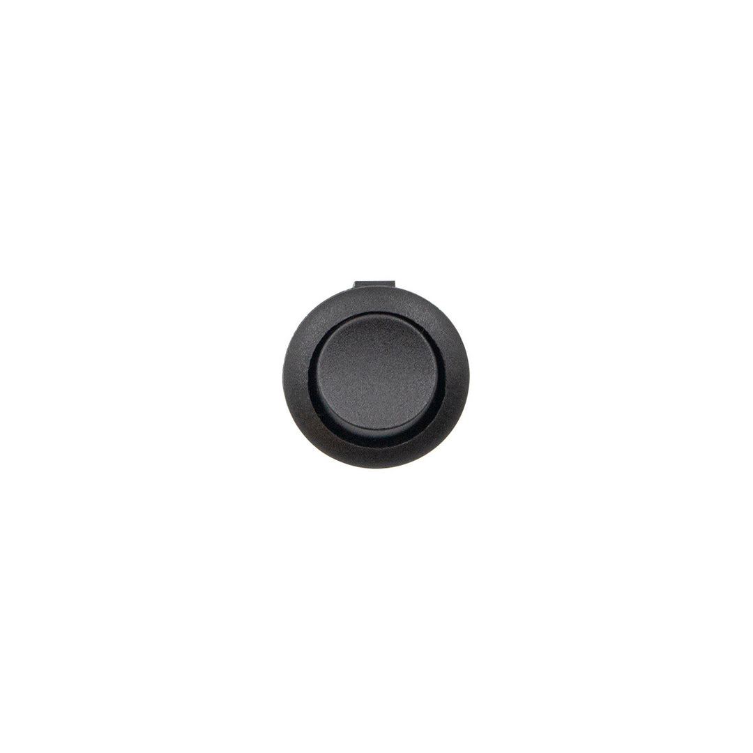 Black Non - Illum Round Rocker 10 Amp 12V On/Off 1/2" Dia. 1 Pc.