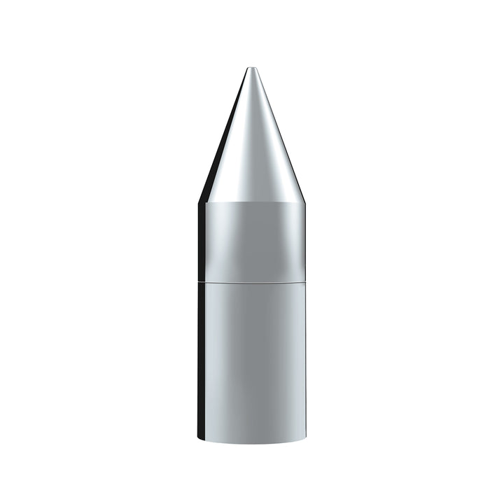 33mm X 7-1/8" Chrome Plastic Tall Spike Nut Cover - Thread-On (Bulk)