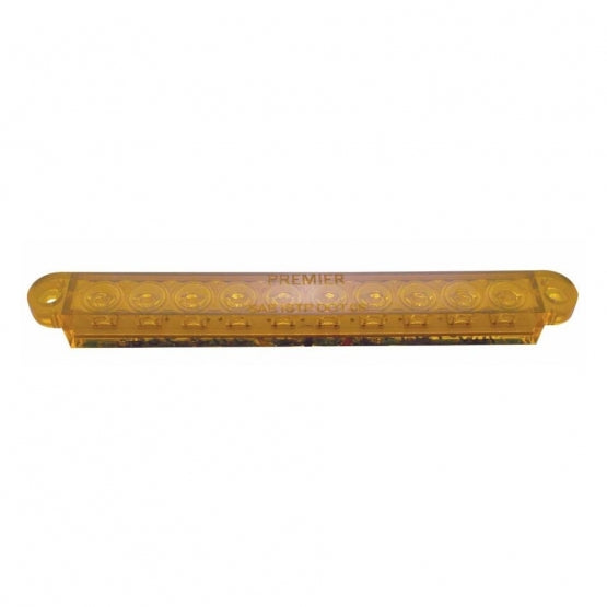 10 LED 6-1/2" Turn Signal Light Bar - Amber LED/Amber Lens (Bulk)