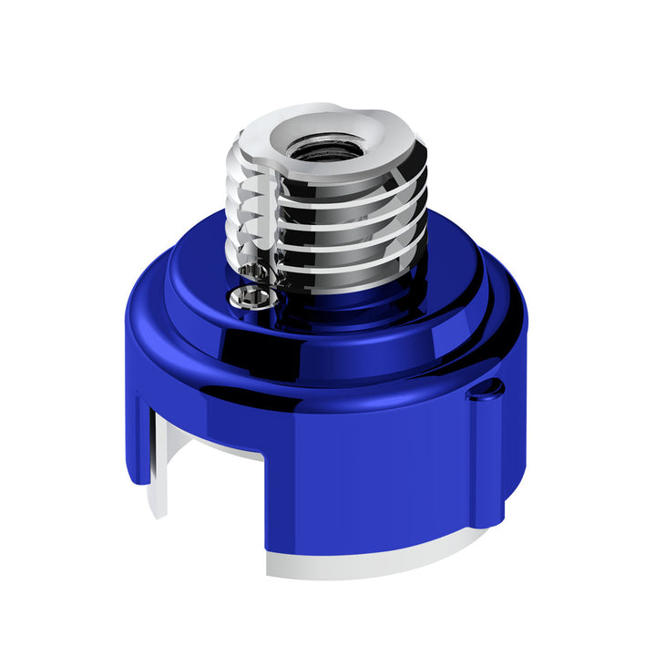 M30 x 3.5 Thread-On Gearshift Adapter W/LED Mount For Eaton - Fuller 13/15/18 Speed - Indigo Blue