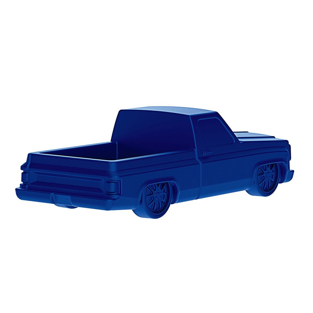 Solid Die-Cast 1973-1987 Chevrolet Truck Style Paper Weight - Indigo Blue