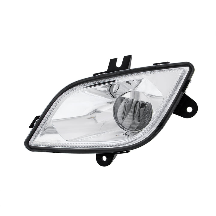 Chrome Single LED Fog Light For 2018-2024 Freightliner Cascadia - Driver - Competition Series