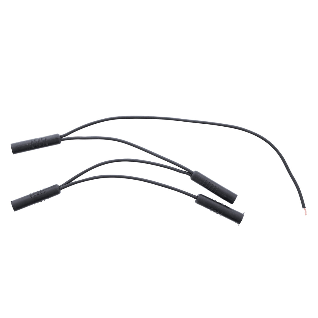 0.180" Female Plug Wire Harness With 4 Plugs - 3-7/8" Lead (Bulk)
