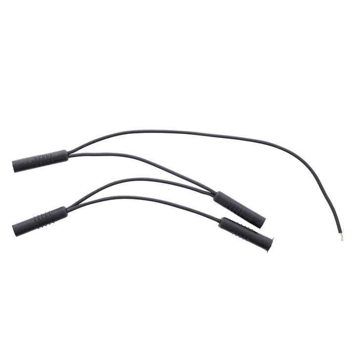 0.180" Female Plug Wire Harness With 4 Plugs - 3-7/8" Lead (Bulk)
