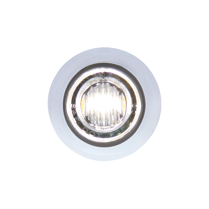 3 LED 3/4" Mini Double Fury Light (Clearance/Marker) - Amber LED/White LED