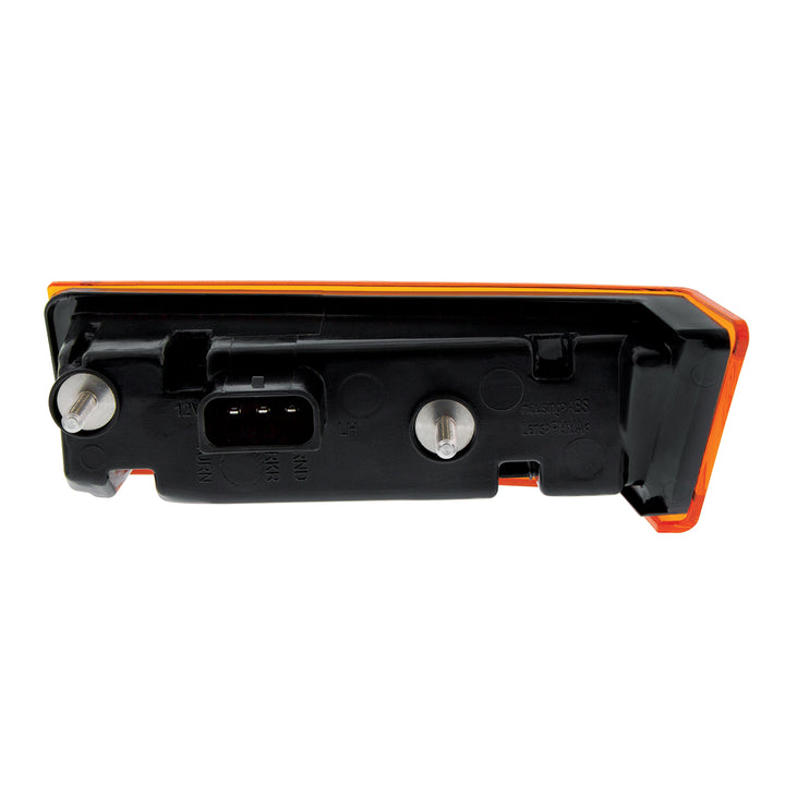 35 LED Sequential Turn Signal Light For 2018-2025 Freightliner Cascadia - Driver - Amber LED/Amber Lens