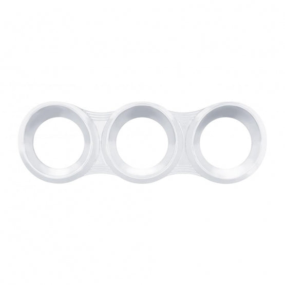 3 Gauge Cluster Bezel With Visor For Peterbilt (2005 &amp; Older) - Horizontal