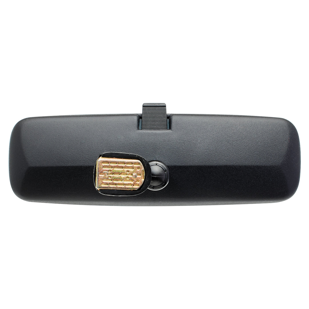 8" Black Day/Night Interior Rearview Mirror Assembly - Glue - On Mount