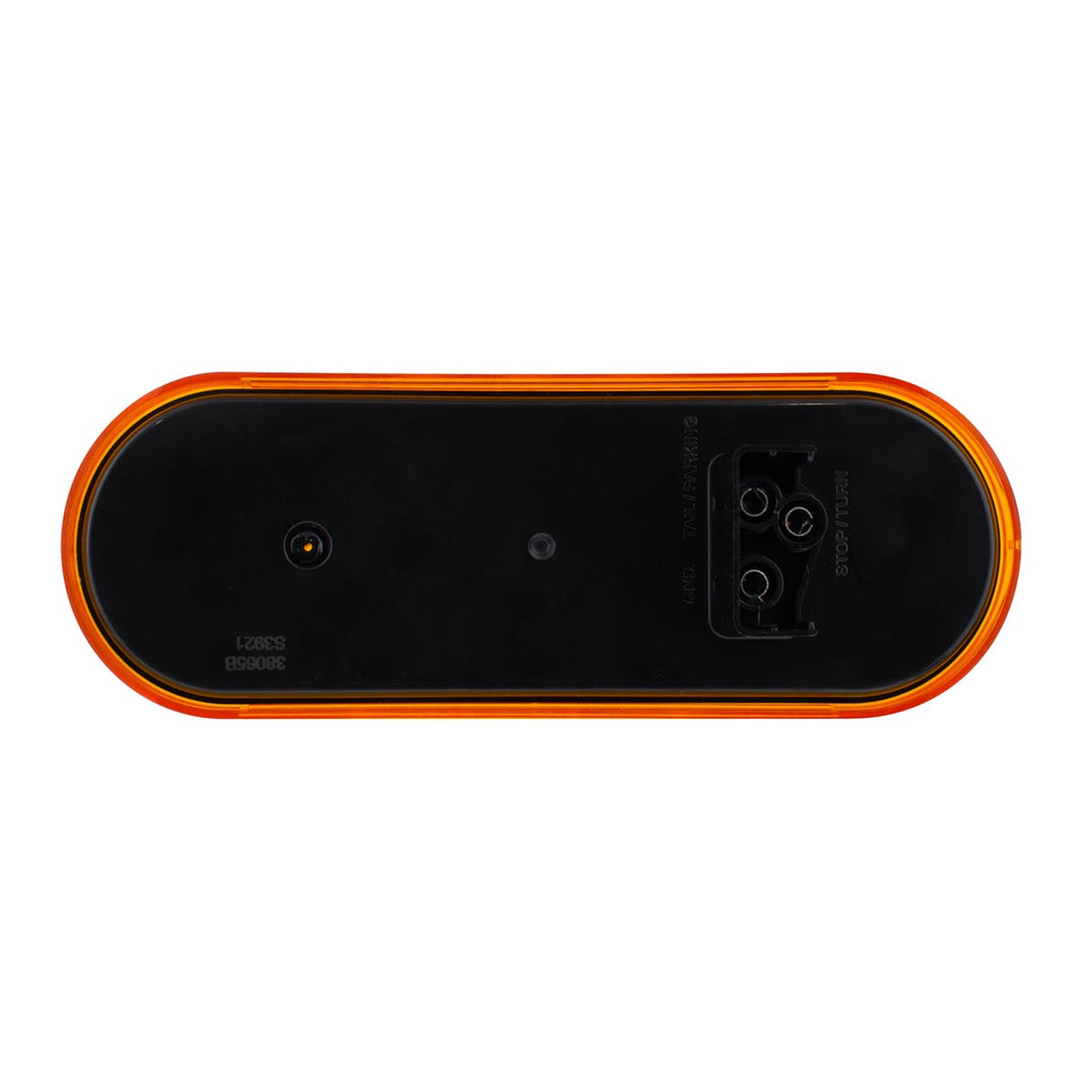 3 LED 6" Oval Light(Turn Signal) - Amber LED/Amber Lens