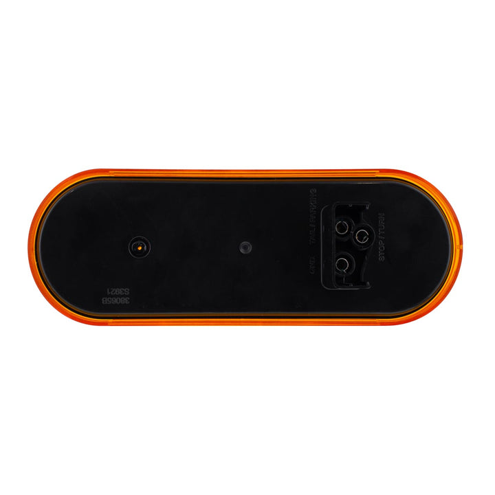 3 LED 6" Oval Light(Turn Signal) - Amber LED/Amber Lens