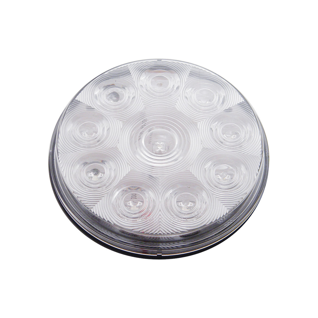 10 LED 4 "Auxiliary/Utility Light - White LED/Clear Lens