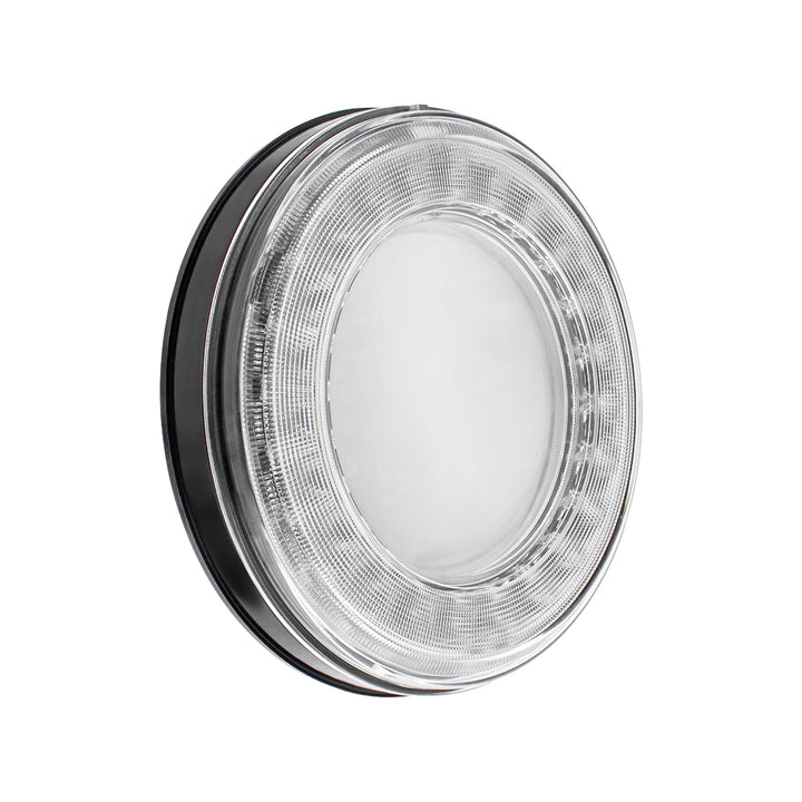 33 LED 4" Round Lumos Light S - Series (Turn Signal) - Amber LED/Clear Lens