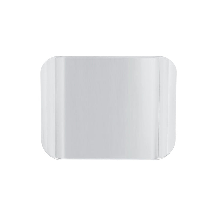 Chrome Plastic Hitch Cover For 2" x 2" Trailer Hitch Receivers