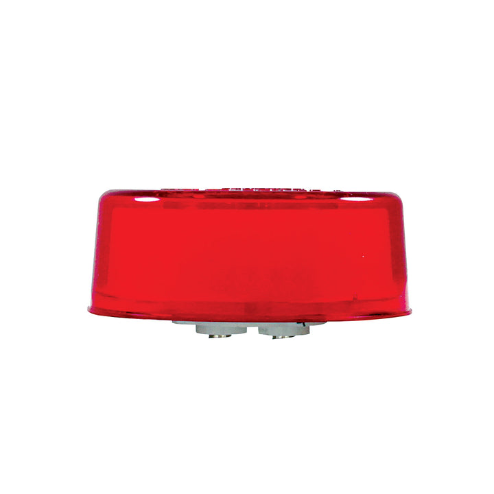9 LED 2-1/2" Round GloLight (Clearance/Marker) - Red LED/Red Lens (Card)