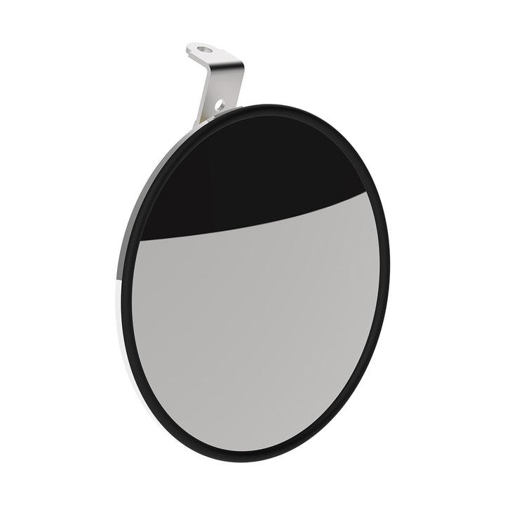 8-1/2" 430 Stainless Steel Convex Mirror With LED - Driver