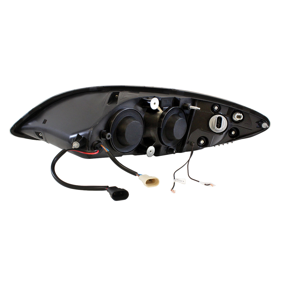 Chrome Projection Headlight With LED Light Bar For 2006-2017 International Prostar - Passenger