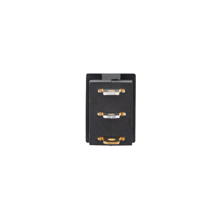 Black Miniature LED Rocker 10 Amp 12V S.P.S.T. On/Off 1 Pc.