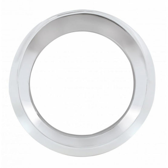Chrome Plastic Speedometer/Tachometer Cover With Visor