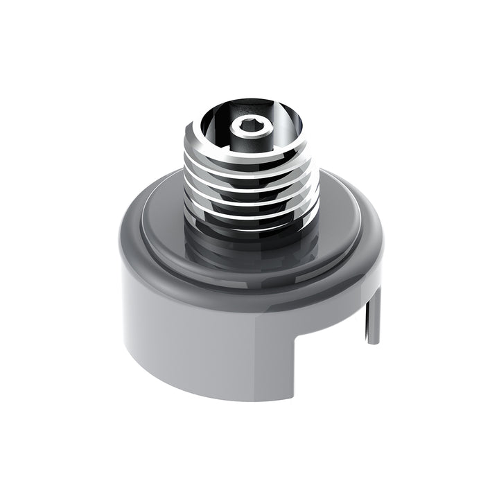 M30 x 3.5 Thread-On Shift Knob Mounting Adapter For Eaton Fuller Style 13/15/18 Shifter - Liquid Silver