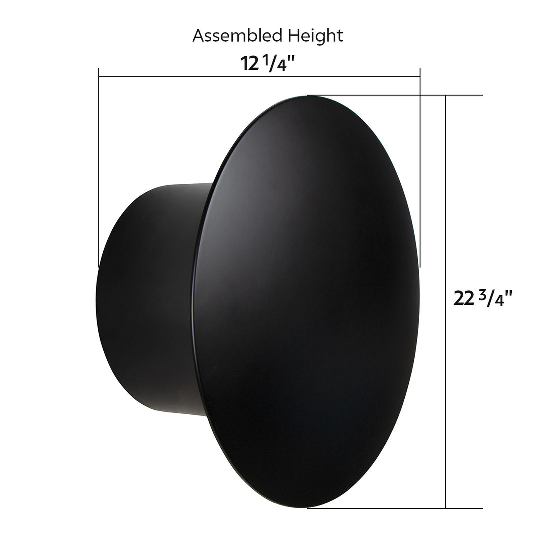 Aero Full - Moon Rear Axle Cover Kit - Matte Black