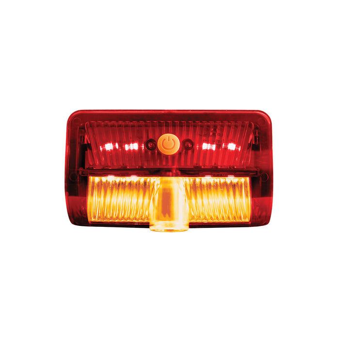9 LED Interior Door Light With American Flag Courtesy Projector Light For 2006+ Kenworth &amp; Peterbilt Trucks