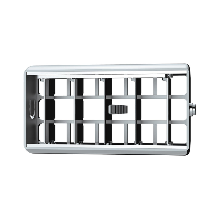 Chrome Plastic A/C Vent For 2001-05 Peterbilt - Center