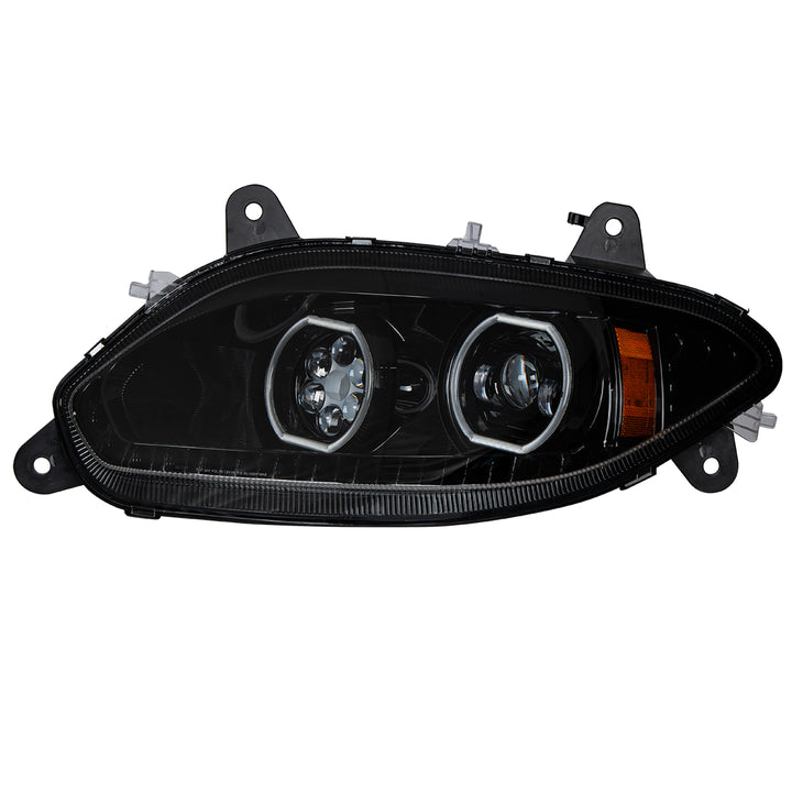 Black 17 LED Headlight For 2018-2025 International LT - Driver