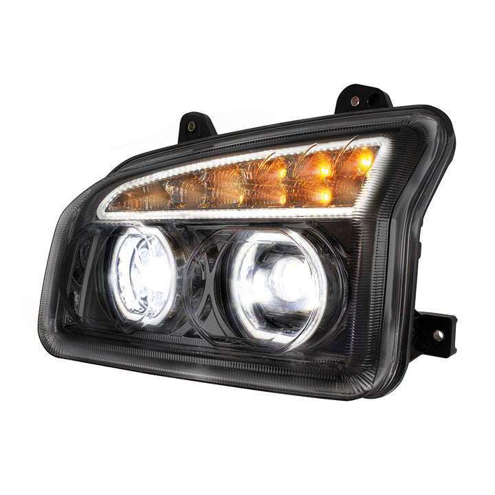 Blackout 11 LED Headlight For 2015-2024 Kenworth T880 - Driver