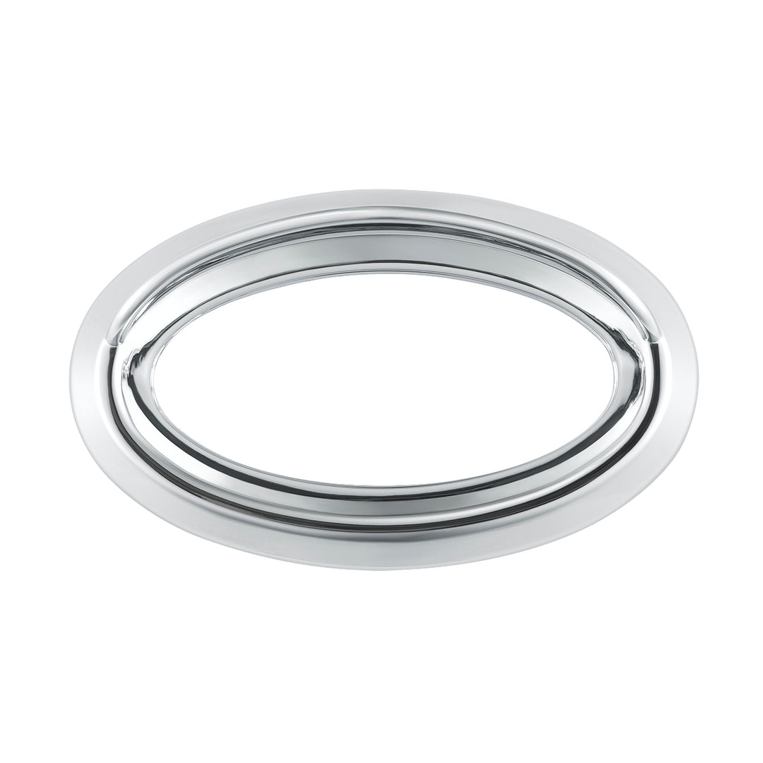 Chrome Bezel For 1-3/4" x 3/4" Peterbilt Glove Box Emblem
