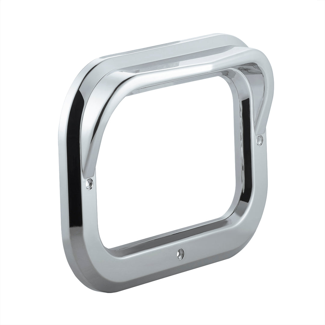 Rectangular Light Bezel With Visor