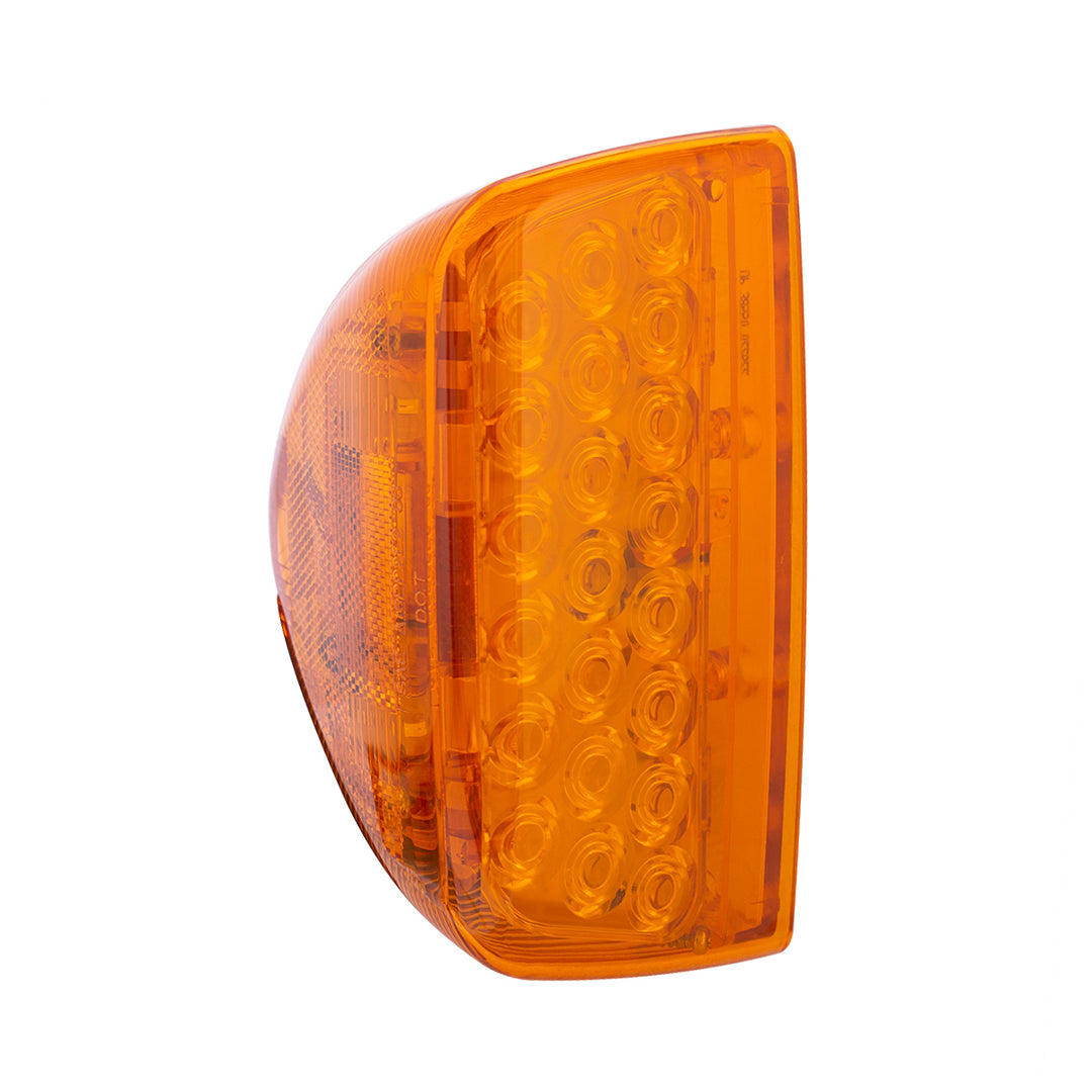 31 LED Turn Signal Light For 1987-2007 Peterbilt 379/378/357 - Amber LED/Amber Lens
