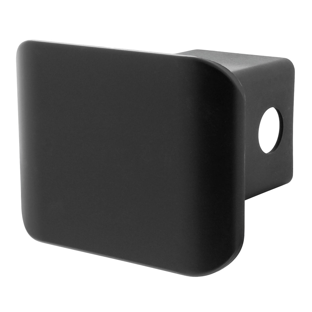 Matte Black Plastic Hitch Cover For 2" x 2" Trailer Hitch Receivers