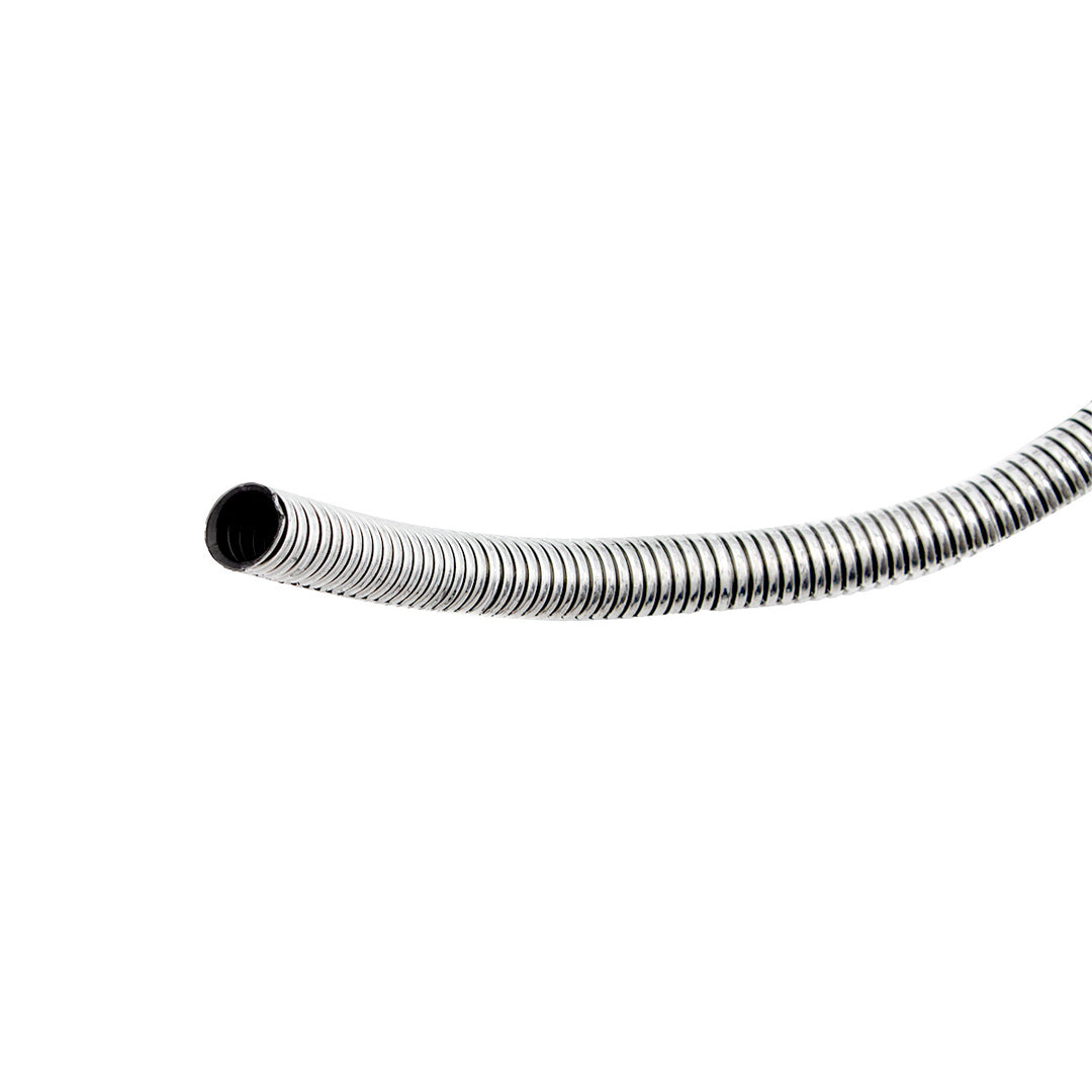 72" Long Chrome Wire Loom - 3/8" Diameter