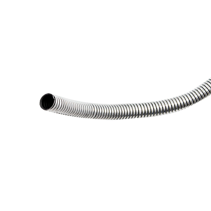 72" Long Chrome Wire Loom - 3/8" Diameter