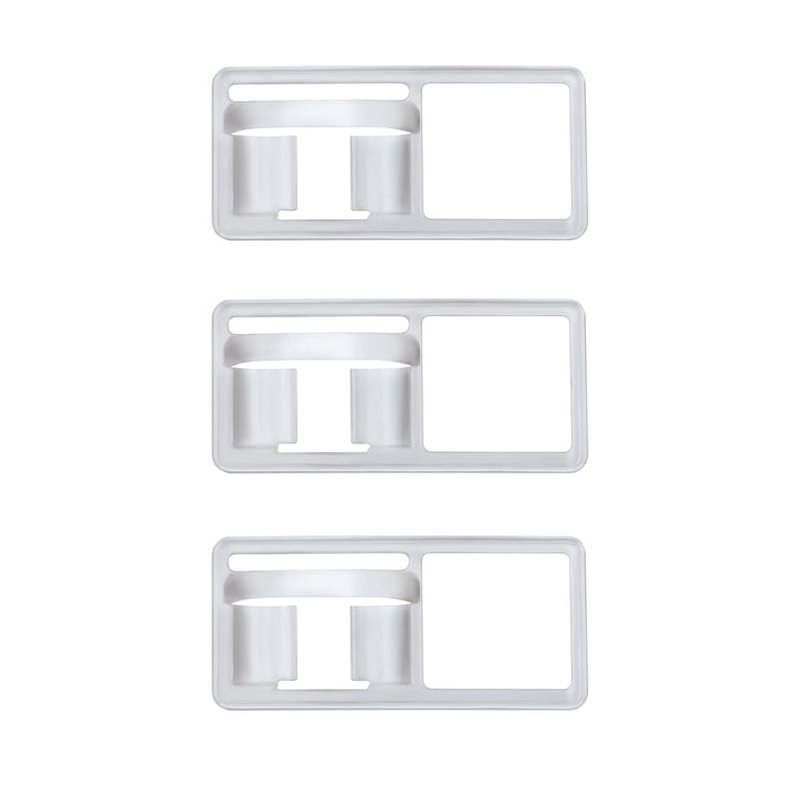 Chrome Toggle Switch Trim For Freightliner - Old Style (Card of 3)