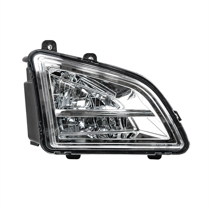 Chrome LED Driving &amp; Fog Light For 2018-2024 Volvo VNL - Passenger - Competition Series