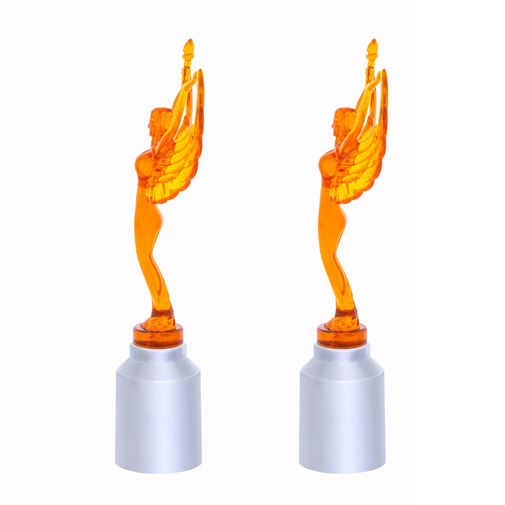 Flying Goddess Bumper Guide Tops - Amber (2-Pack)