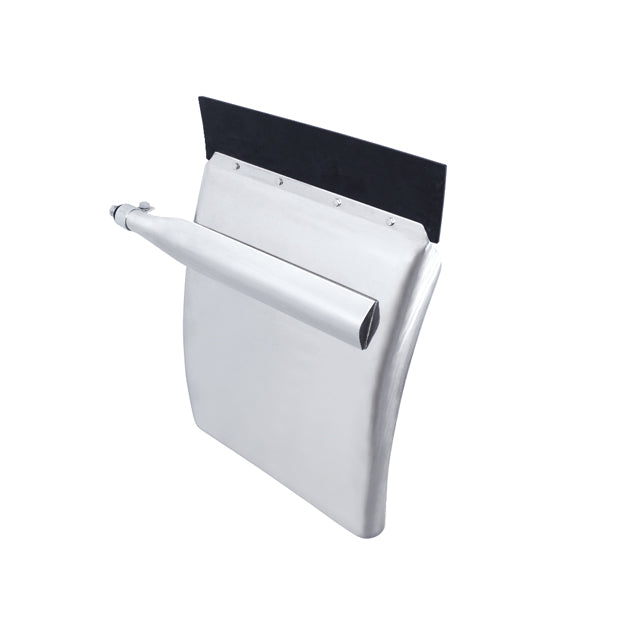 24" x 24" Stainless Quarter Fender Set - Triangle Bracket