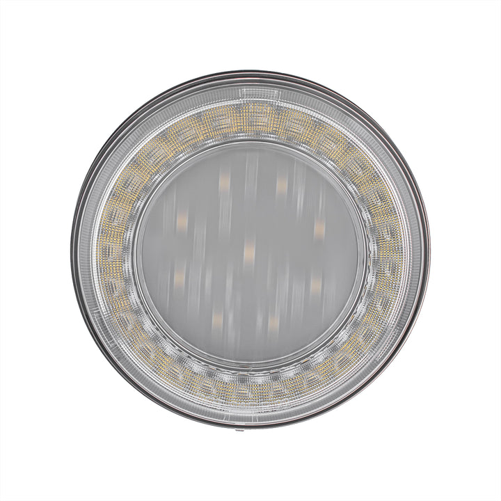 33 LED 4" Round Lumos Light X - Series (Back-Up) - White LED/Clear Lens