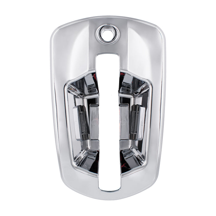 6 LED Chrome Door Handle Cover For 2018-2025 Freightliner Cascadia - Driver, White LED