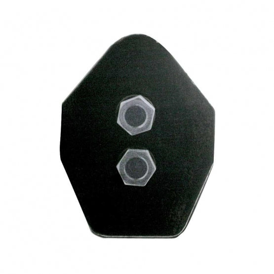 30" Black 45 - Degree Angled Heavy Duty Mud Flap Hangers - 1-1/8" Bolt Pattern (Pair)