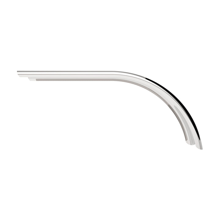 60" 430 Stainless Steel (16ga) Roll Formed Edge Smooth Half Fender - Stainless Steel Series (Pair)