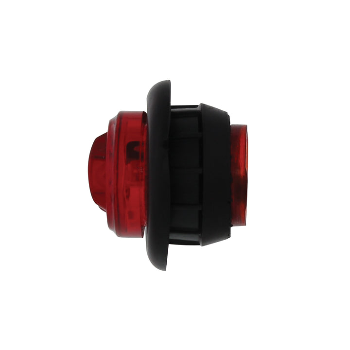2 LED 3/4" Mini Light (Clearance/Marker) With Rubber Grommet - Red LED/Red Lens (Bulk)