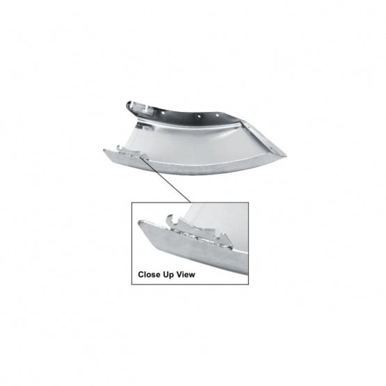 28.35" Chrome Bumper End For Freightliner M2 - 112 - Driver