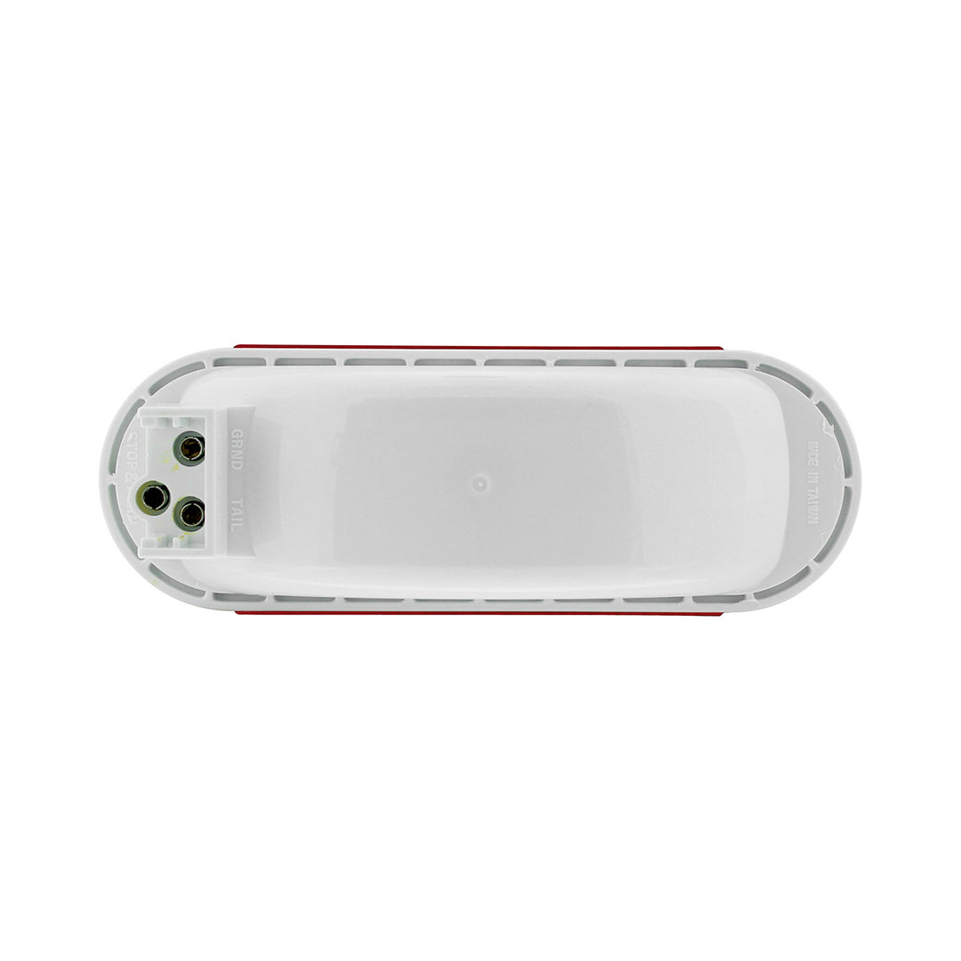 Oval Crystal Light (Stop, Turn &amp; Tail) - Red Lens (Bulk)