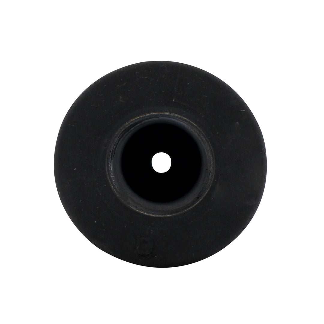 Black Motorcycle Rubber Grip Set - 1" or 1-1/8" (25/28mm) (Pair)